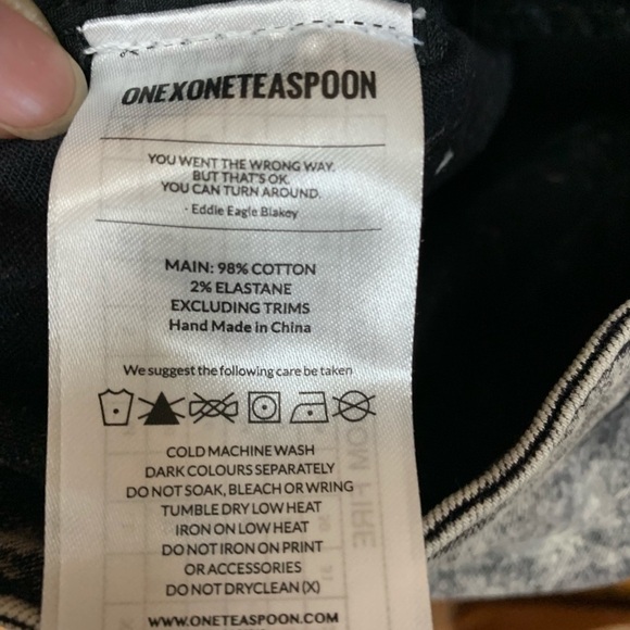 One teaspoon freebird 2 denim jeans - Picture 7 of 7